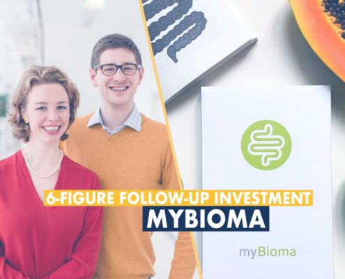 Founders of myBioma after follow-up investment round