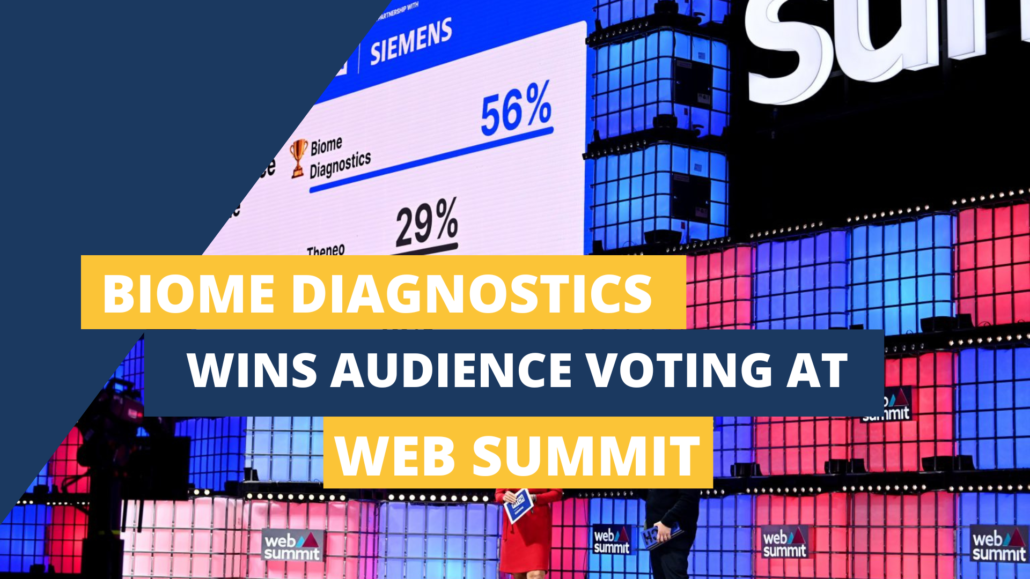 Biome Diagnostics wins audience voting at Websummit