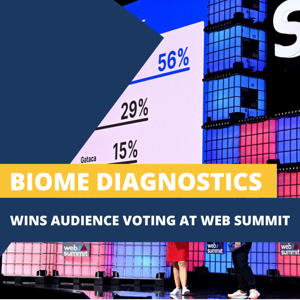 Biome Diagnostics wins audience voting at Web Summit