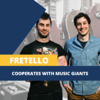 Fretello cooperates with music giants Yamaha and Thomann