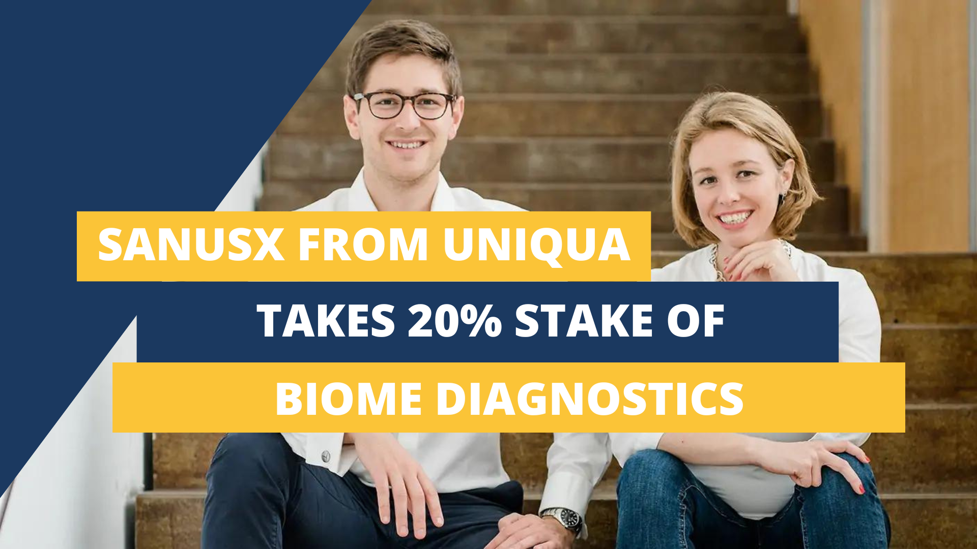 SanusX, a corporate startup of Uniqa, is taking a stake of around 20 percent in Biome Diagnostics