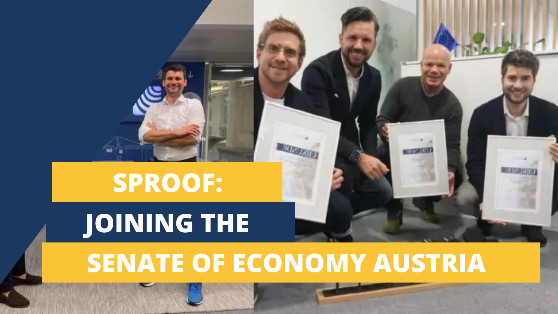 sproof joining the Senate of Economy Austria