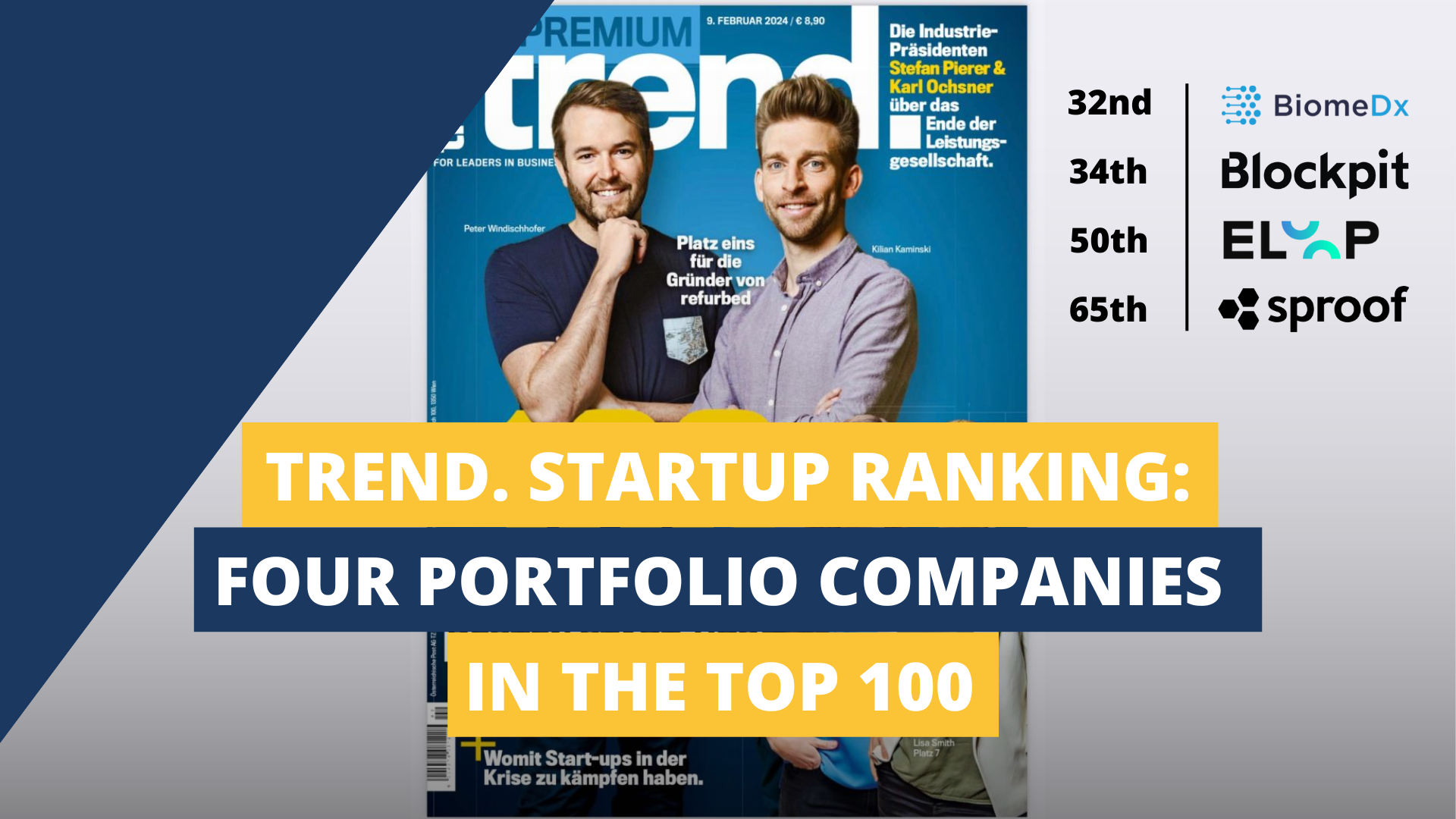 Trend. Startup Ranking