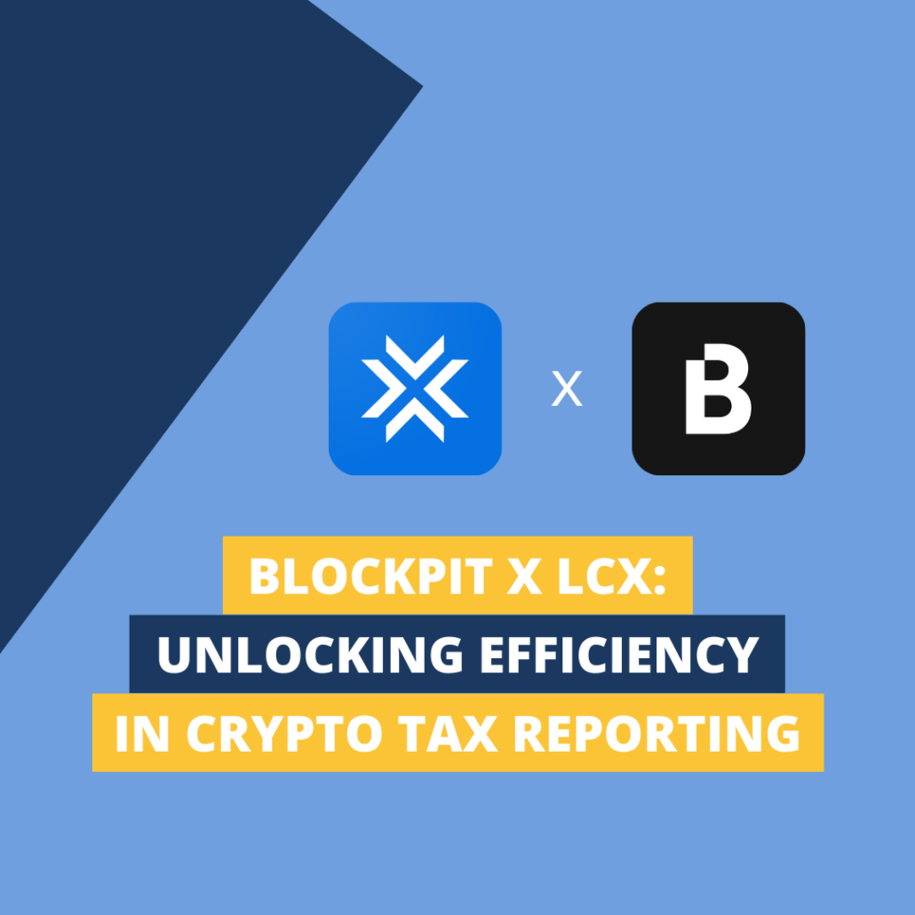 Blockpit x LCX Unlocking Efficiency in Crypto Tax Reporting