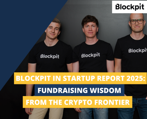 Blockpit in the Startup Report 2025 Fundraising Wisdom from the Crypto Frontier