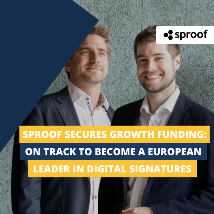 sproof Secures Growth Funding – On Track to Become a European Leader in Digital Signatures Featured Image