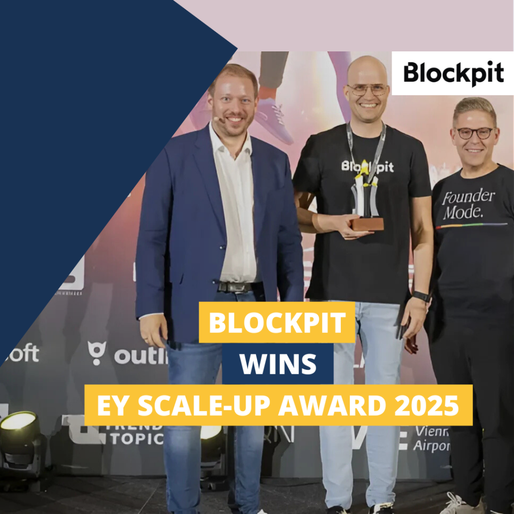 Blockpit wins EY Scale-Up Award 2025