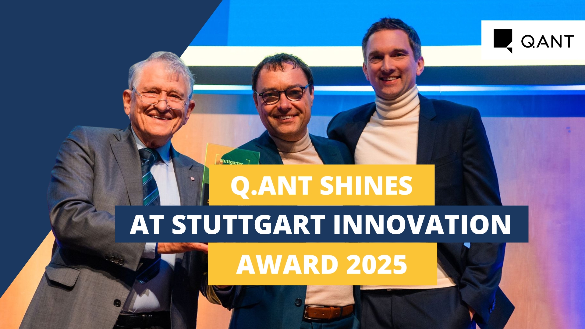 Q.ANT Recognized for Excellence at Stuttgart Innovation and M&A Awards