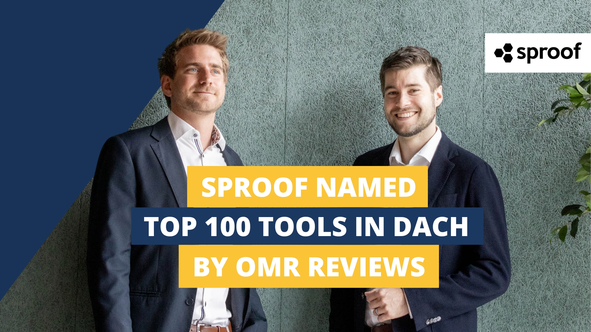 sproof: OMR Reviews Leader in E-Signature Q1/2026 and Top 100 Tools in DACH 2026